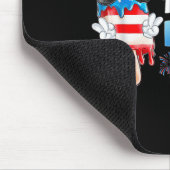 Cill Fourth Out Ice Cream Popsicle 4. Juli Indecle Mousepad (Ecke)