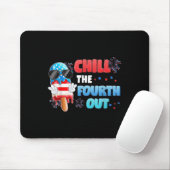 Cill Fourth Out Ice Cream Popsicle 4. Juli Indecle Mousepad (Mit Mouse)