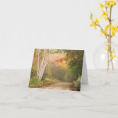 Cilley Hill Road 2 Note Card Karte (Gelbe Blume)