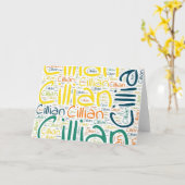 Cillian Karte (Gelbe Blume)