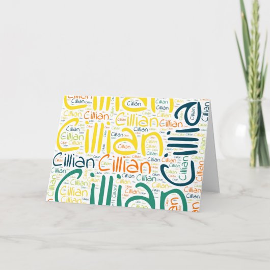 Cillian Karte (Vorderseite)