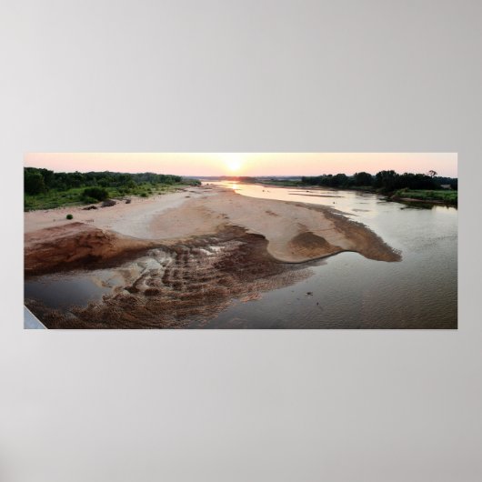 Cimarron River Sunset, Juni 2012 - I Poster (Vorne)