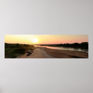 Cimarron River Sunset, Juni 2012 - II Poster