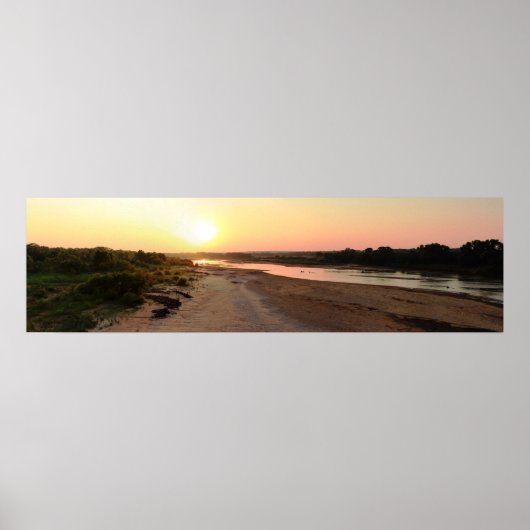 Cimarron River Sunset, Juni 2012 - II Poster (Vorne)