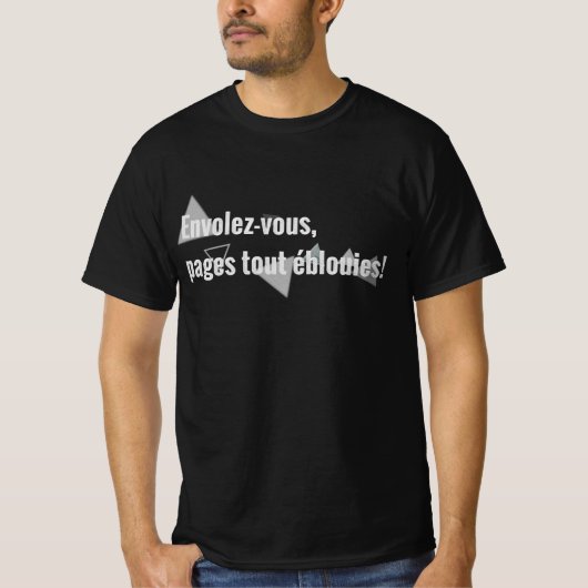 Cimetière Marin Quote T - Shirt (Vorderseite)