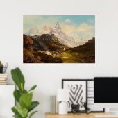 Cimon della Pala von Konrad Petrides Poster (Heimbüro)