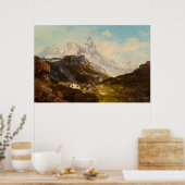 Cimon della Pala von Konrad Petrides Poster (Küche)