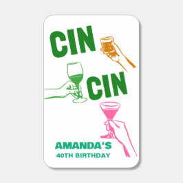 Cin Cin Italienischer Toast Hand gezaubert Beifall