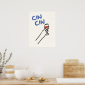 Cin Cin Poster (Küche)