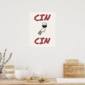 Cin Cin Poster (Küche)