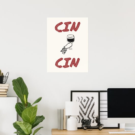 Cin Cin Poster (Heimbüro)