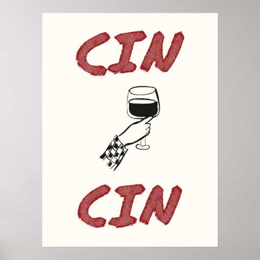 Cin Cin Poster (Vorne)