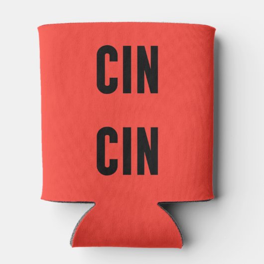 Cin Cin Typography Dosenkühler (Rückseite)
