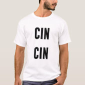 Cin Cin Typography T-Shirt (Vorderseite)
