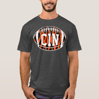 CIN Gestreift Retro Weiß T-Shirt