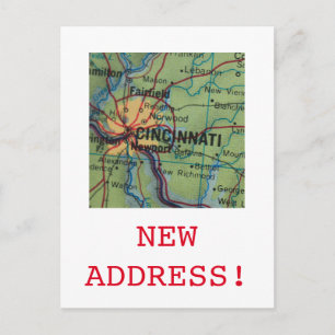 Cincinatti Ankündigung neuer Adresse