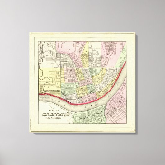 Cincinnati 2 leinwanddruck (Vorderseite)