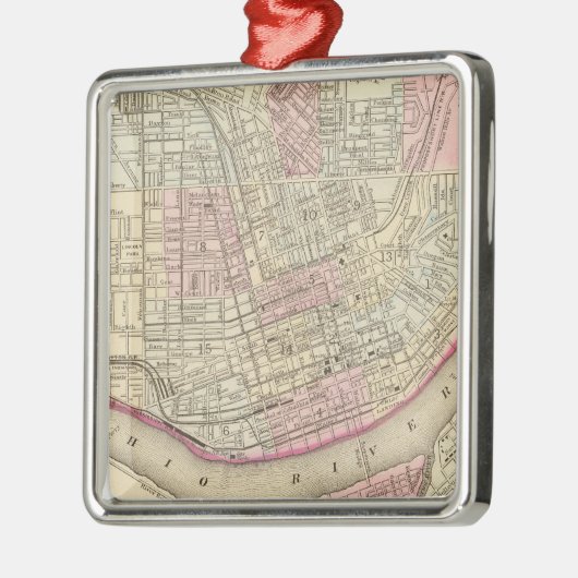 Cincinnati 2 ornament aus metall (Links)