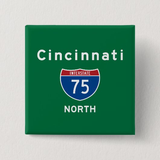 Cincinnati 75 button (Vorderseite)