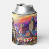 Cincinnati Abstrakte Kunst Dosenkühler (Kanne Vorderseite)