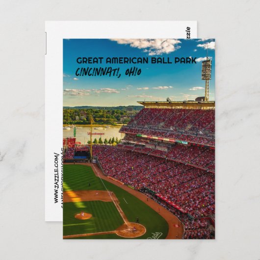 CINCINNATI BALL PARK STADIUM POSTCARDS POSTKARTE (Vorne/Hinten)