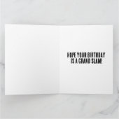 CINCINNATI BASEBALL BIRTHDAY GREETING CARD KARTE (Innenseite)