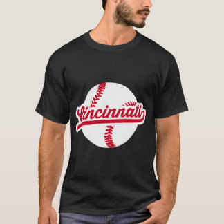 Cincinnati Baseball Ohio Pride Liebe Rote Stadt T-Shirt