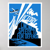 Cincinnati beschleunigt die Verteidigung — WW2 Poster (Vorne)