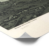 Cincinnati birdseye Karte - 1900 (Henderson) BigMa Poster (Ecke)