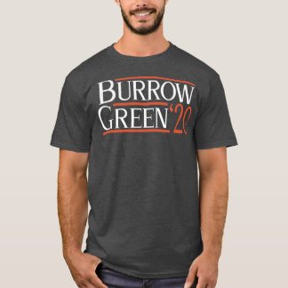 Cincinnati Burrow Green T-Shirt