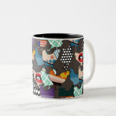 Cincinnati Chickens Zweifarbige Tasse (VorderseiteRechts)