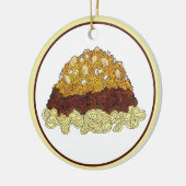 Cincinnati Chili Ohio OH Spaghetti Chili Food Keramik Ornament (Links)