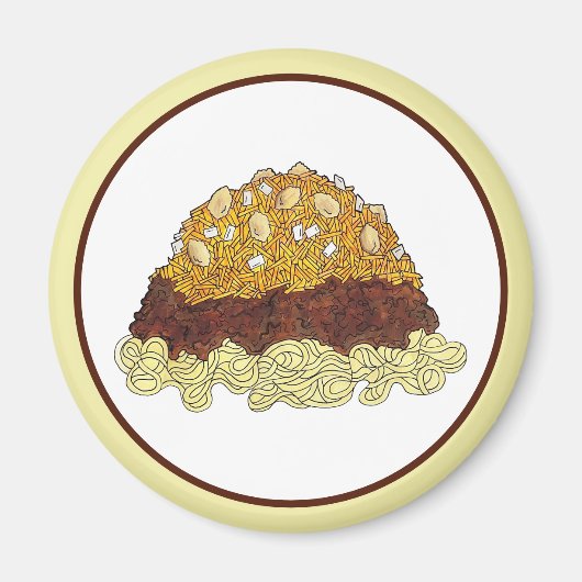 Cincinnati Chili Ohio OH Spaghetti Chili Food Magnet (Vorne)