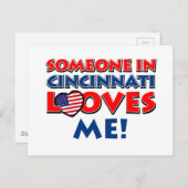 CINCINNATI City Designs Postkarte (Vorne/Hinten)