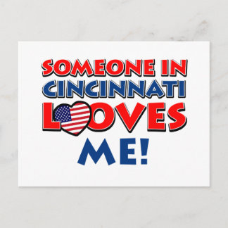 CINCINNATI City Designs Postkarte