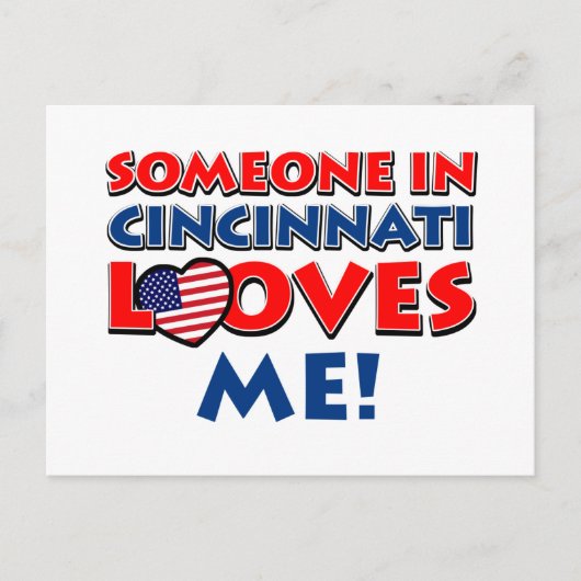 CINCINNATI City Designs Postkarte (Vorderseite)