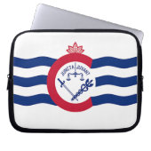 Cincinnati City Flag Laptop-Sieb Laptopschutzhülle (Vorderseite)