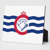 Cincinnati City Flag Plaque Fotoplatte (Seite)