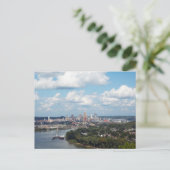 Cincinnati Cityscape Postkarte (Stehend Vorderseite)