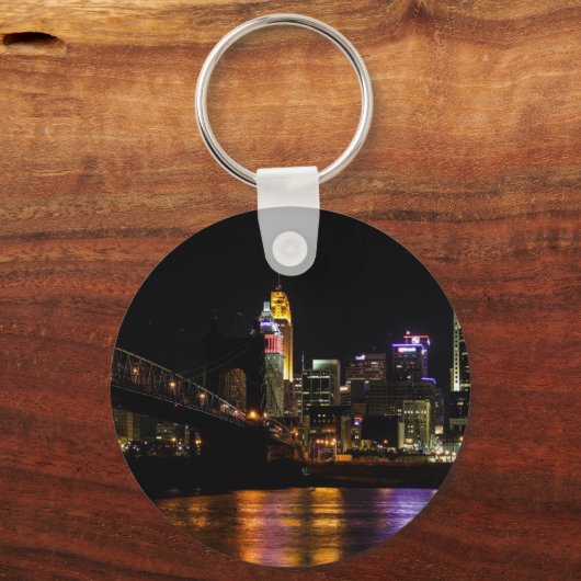 Cincinnati Cityscape Schlüsselanhänger (Vorderseite)