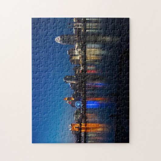 Cincinnati durch Nacht Puzzle (Vertikal)