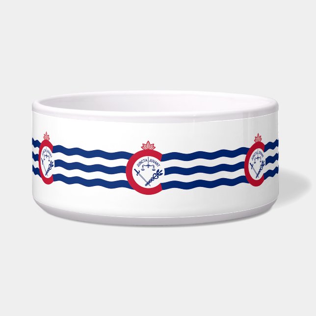 Cincinnati Flag Pet Bowl Napf (Vorderseite)