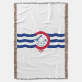 Cincinnati-Flagge Decke (Vorderseite Vertikal)