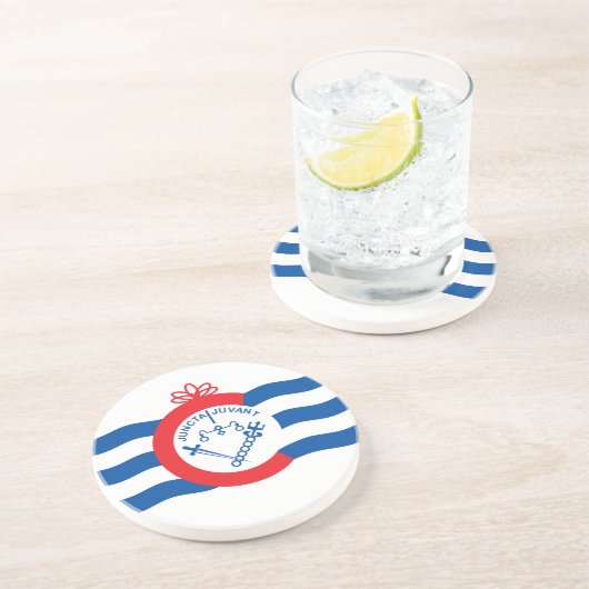 Cincinnati-Flagge Getränkeuntersetzer (Seite)