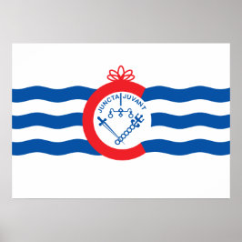 Cincinnati-Flagge Poster