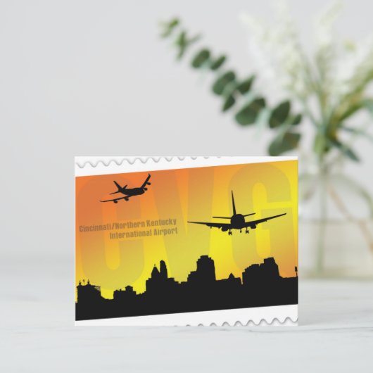 Cincinnati Flughafen CVG Postkarte (Stehend Vorderseite)