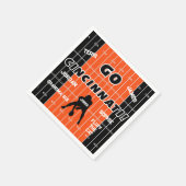 Cincinnati Football Family Paper Napkin Serviette (Ecke)