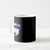 Cincinnati Fußball bedrängte Cincy nati  Kaffeetasse (Vorderseite Links)
