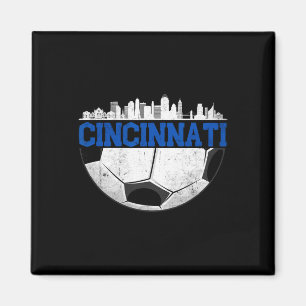 Cincinnati Fußball Distressed Cincy nati Magnet