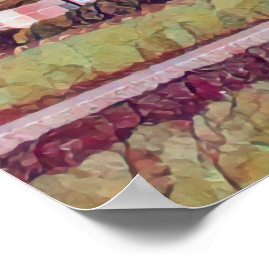 Cincinnati Gewerkschaft Terminal Aquarellmalerei Poster (Ecke)